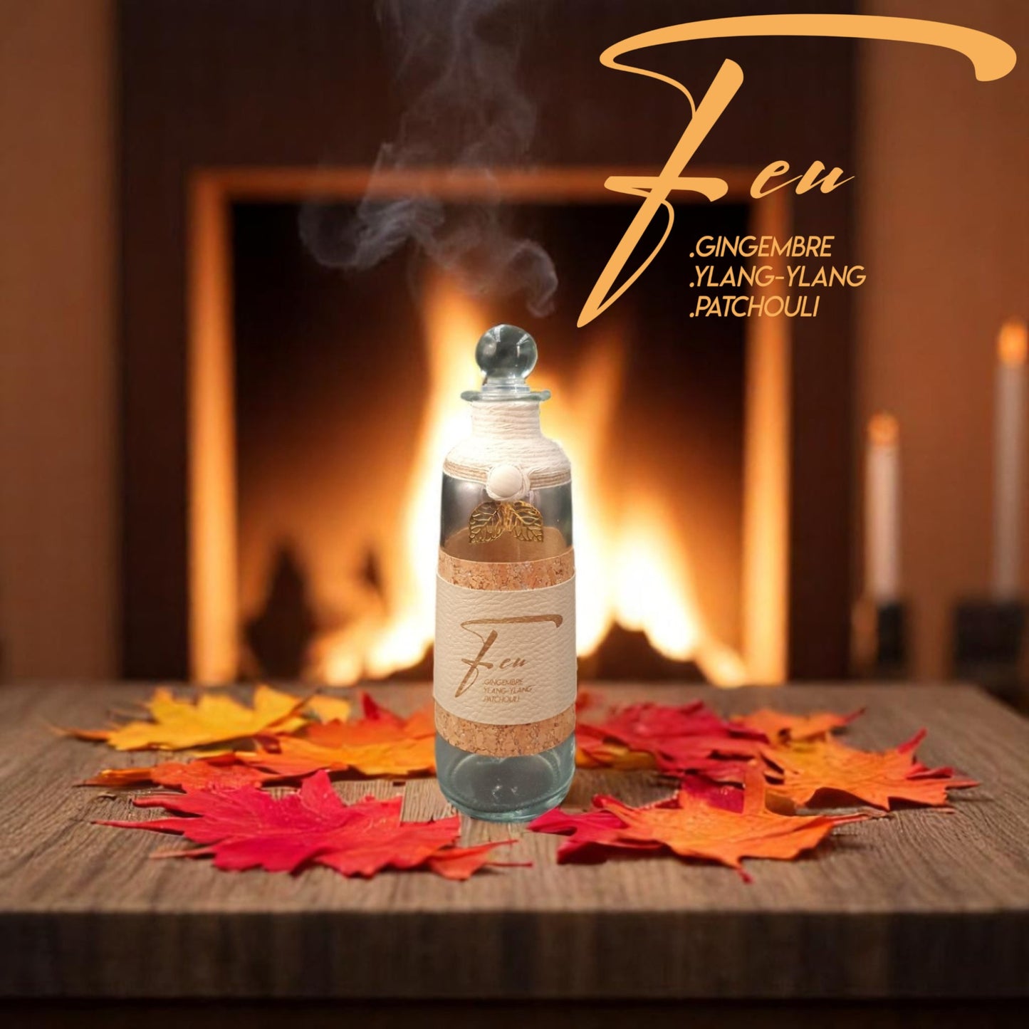 5 Feu – Flacon CHIC 250 ml parfum d’ambiance naturel | Lisa Art