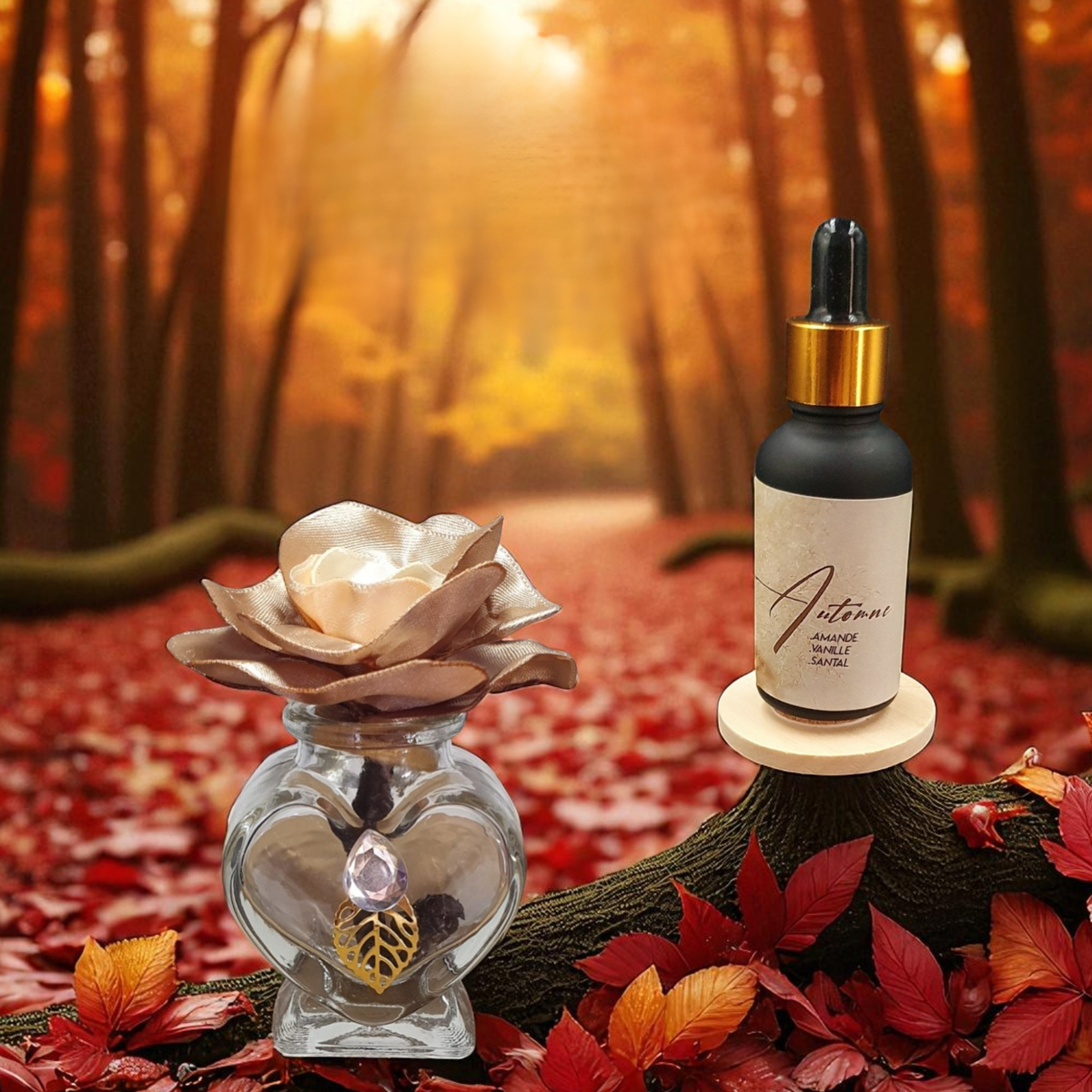 9. Diffuseur ICHI brun rosé avec parfum d'ambiance naturel | Lisa Art