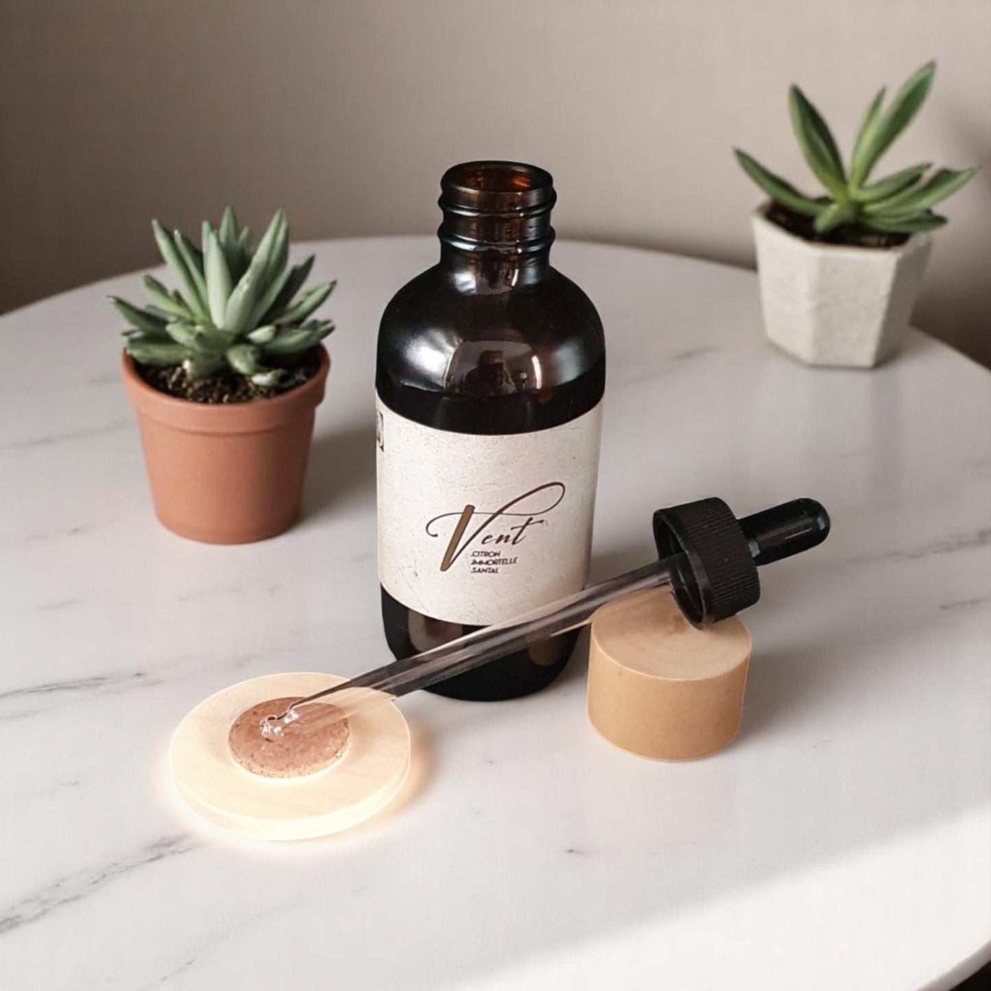 flacon de parfum d'ambiance naturel vent