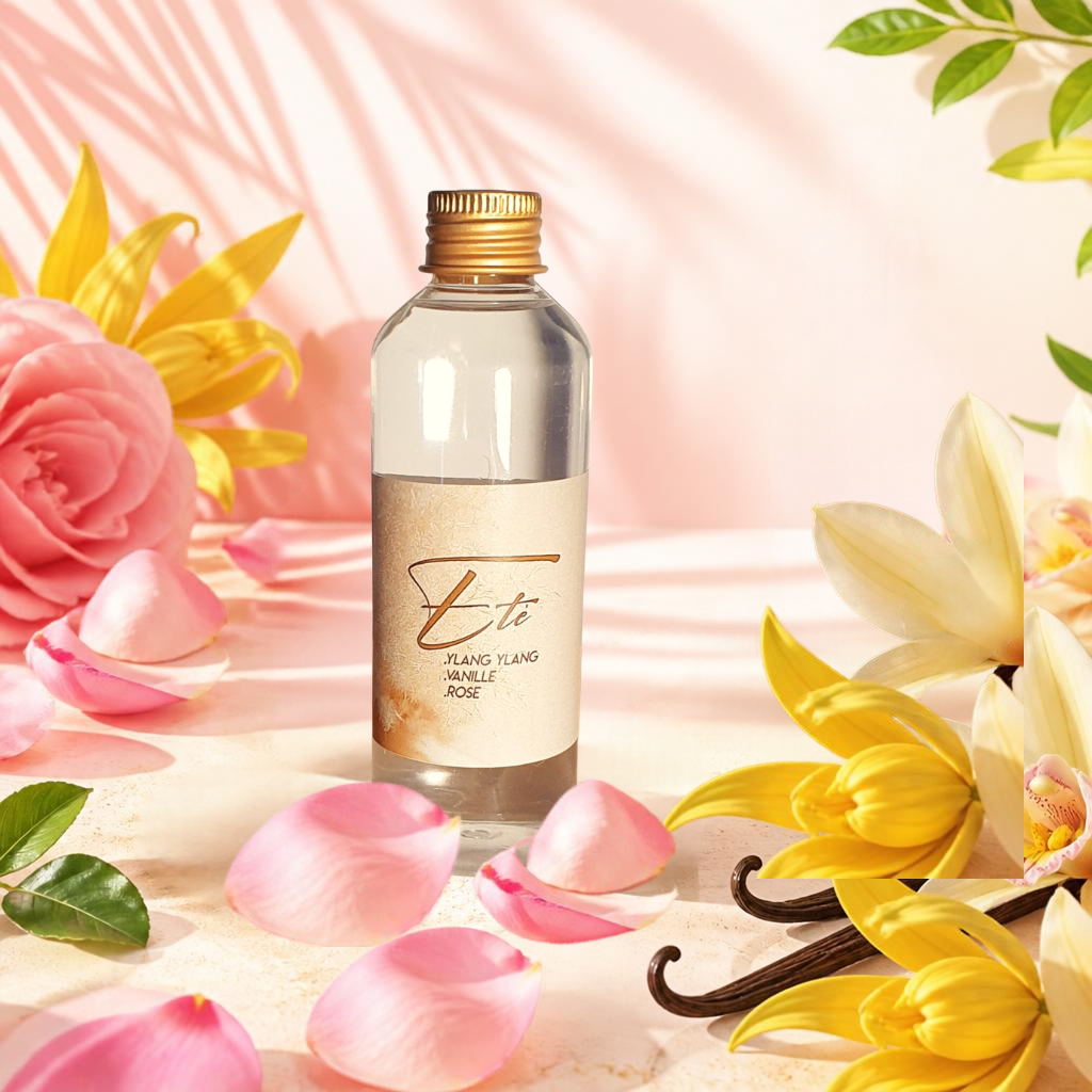 1. Eté – Flacon recharge 100 ml parfum d’ambiance naturel | Lisa Art