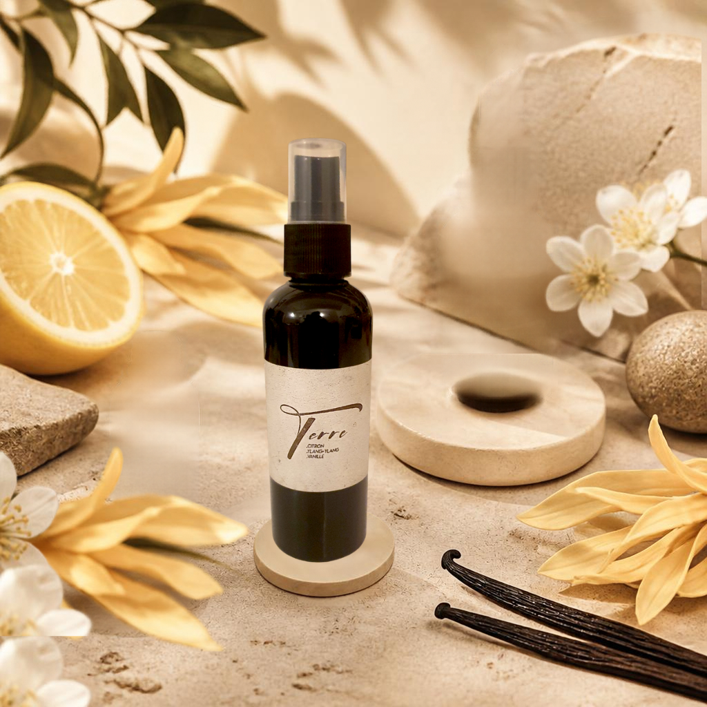 7. Terre – Flacon spray 100 ml parfum d’ambiance naturel | Lisa Art