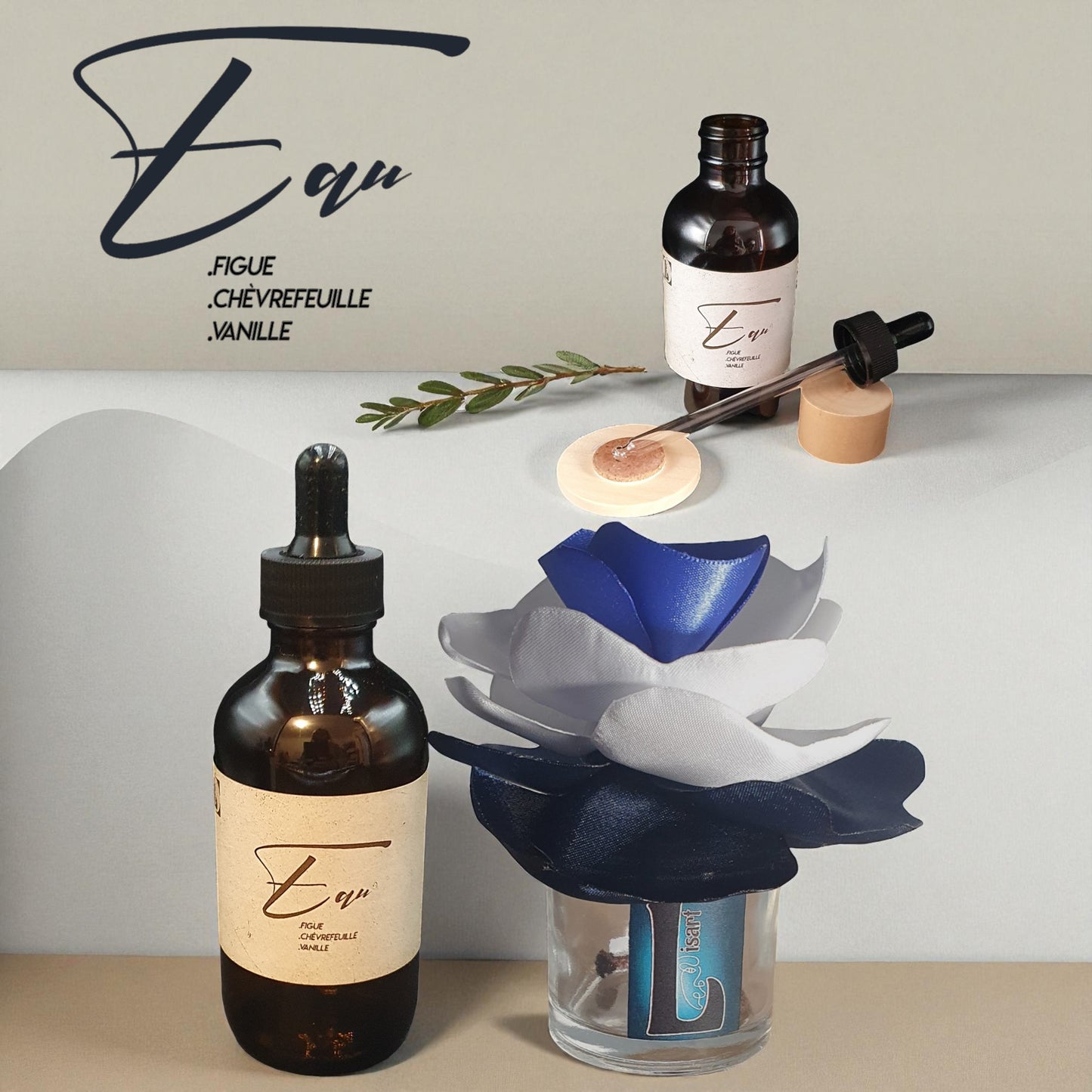 KYU EAU perfume bottle front view elegant design