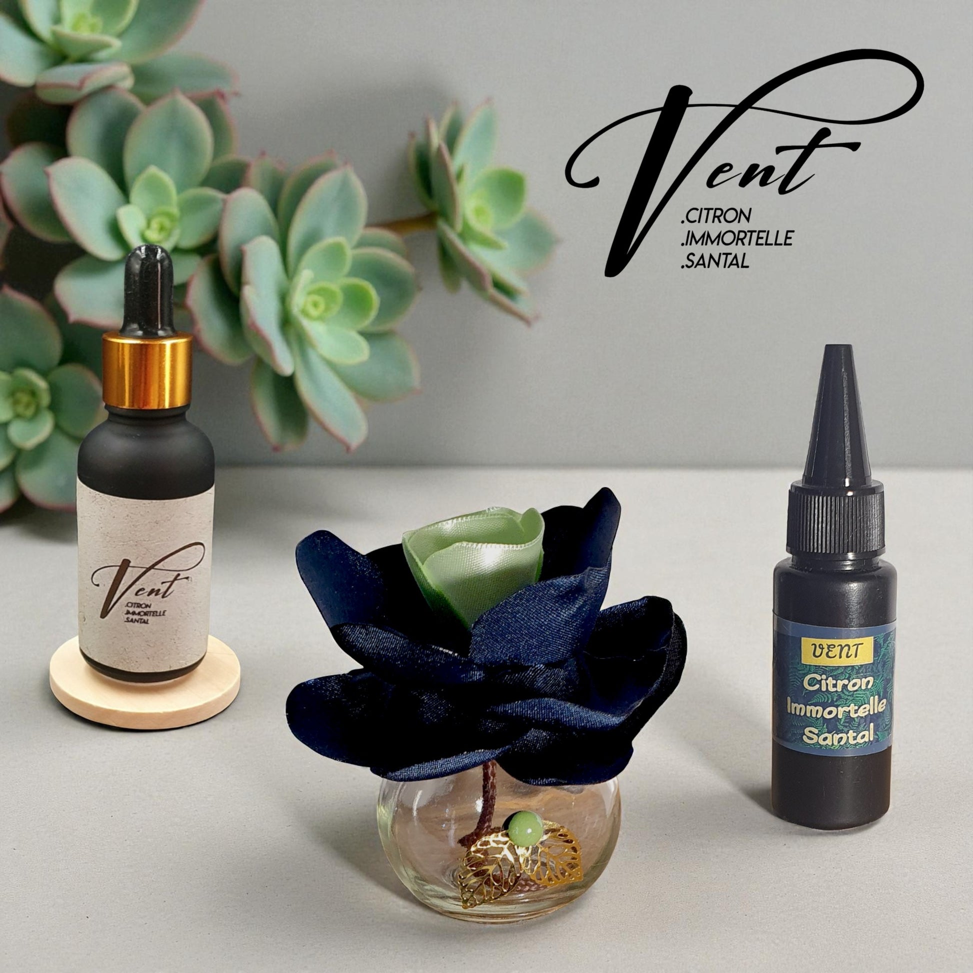 20 coffret diffuseur go bleu bambou avec flacon parfum et recharge