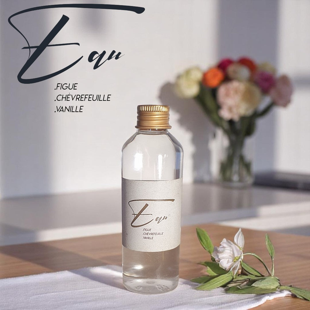 6. Eau – Flacon recharge 100 ml parfum d’ambiance naturel | Lisa Art