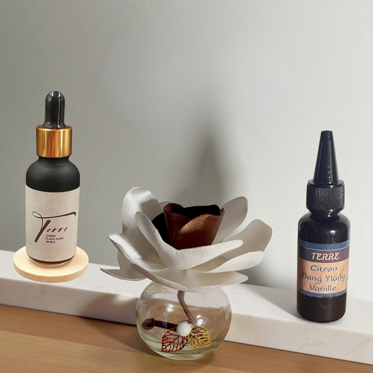 14. Diffuseur GO crème/marron avec Parfum d'Ambiance Naturel | Lisa Art