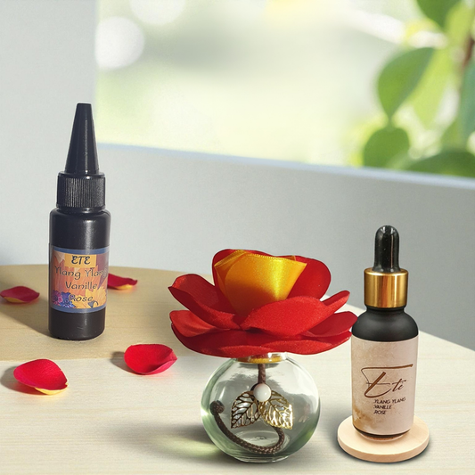 3. Diffuseur GO rouge/jaune avec Parfum d'Ambiance Naturel | Lisa Art