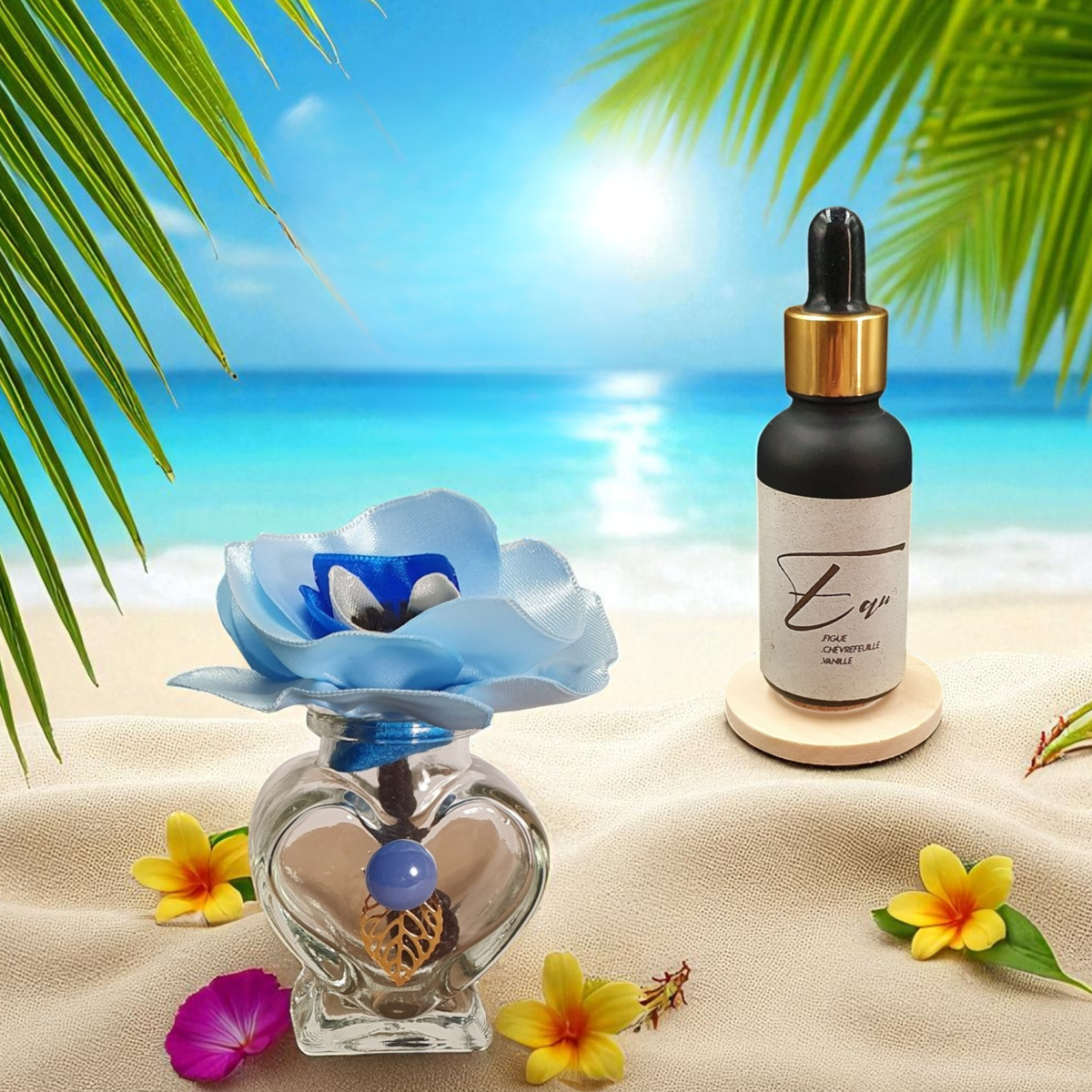14. Diffuseur ICHI bleu clair avec parfum d’ambiance naturel | Lisa Art