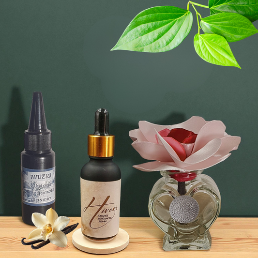 12. Diffuseur ICHI bouton de rose avec parfum d'ambiance naturel | Lisa Art
