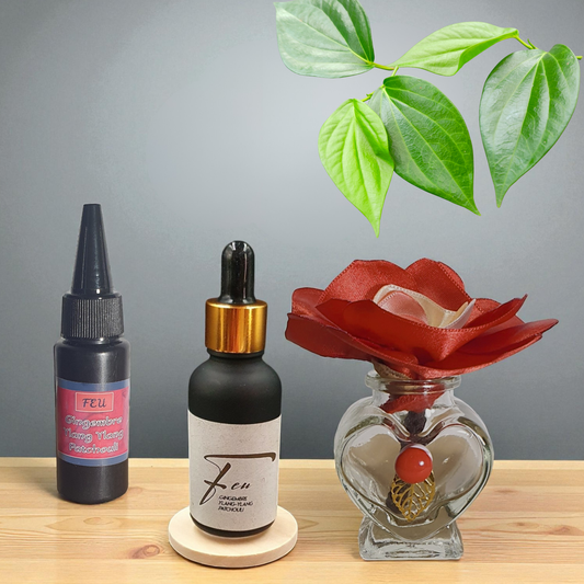 10. Diffuseur ICHI rouge vermillon avec parfum d’ambiance naturel | Lisa Art