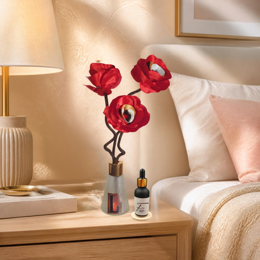 9. Diffuseur PANJI rouge avec parfum d'ambiance naturel | Lisa Art