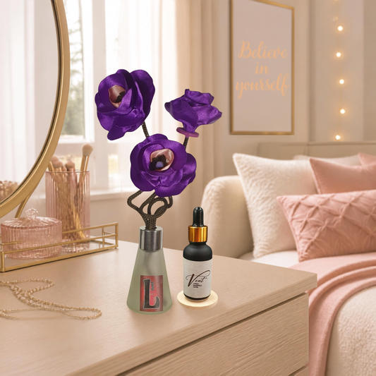12. Diffuseur PANJI violet avec parfum d'ambiance naturel | Lisa Art