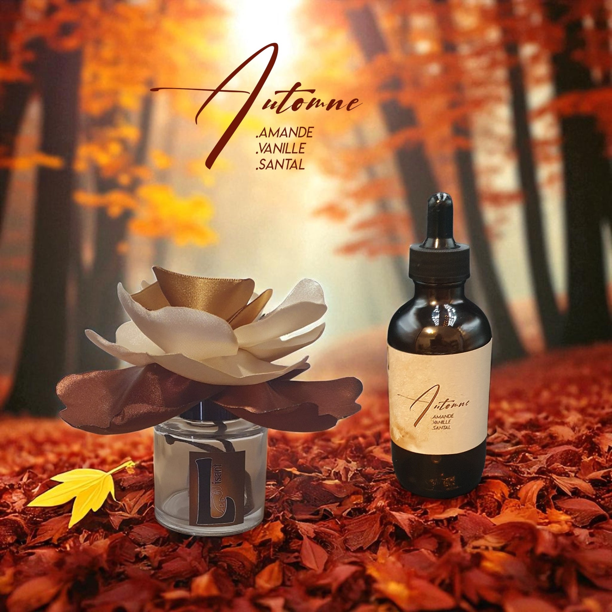 diffuseur fleur café KYU avec son parfum d'ambiance naturel automne