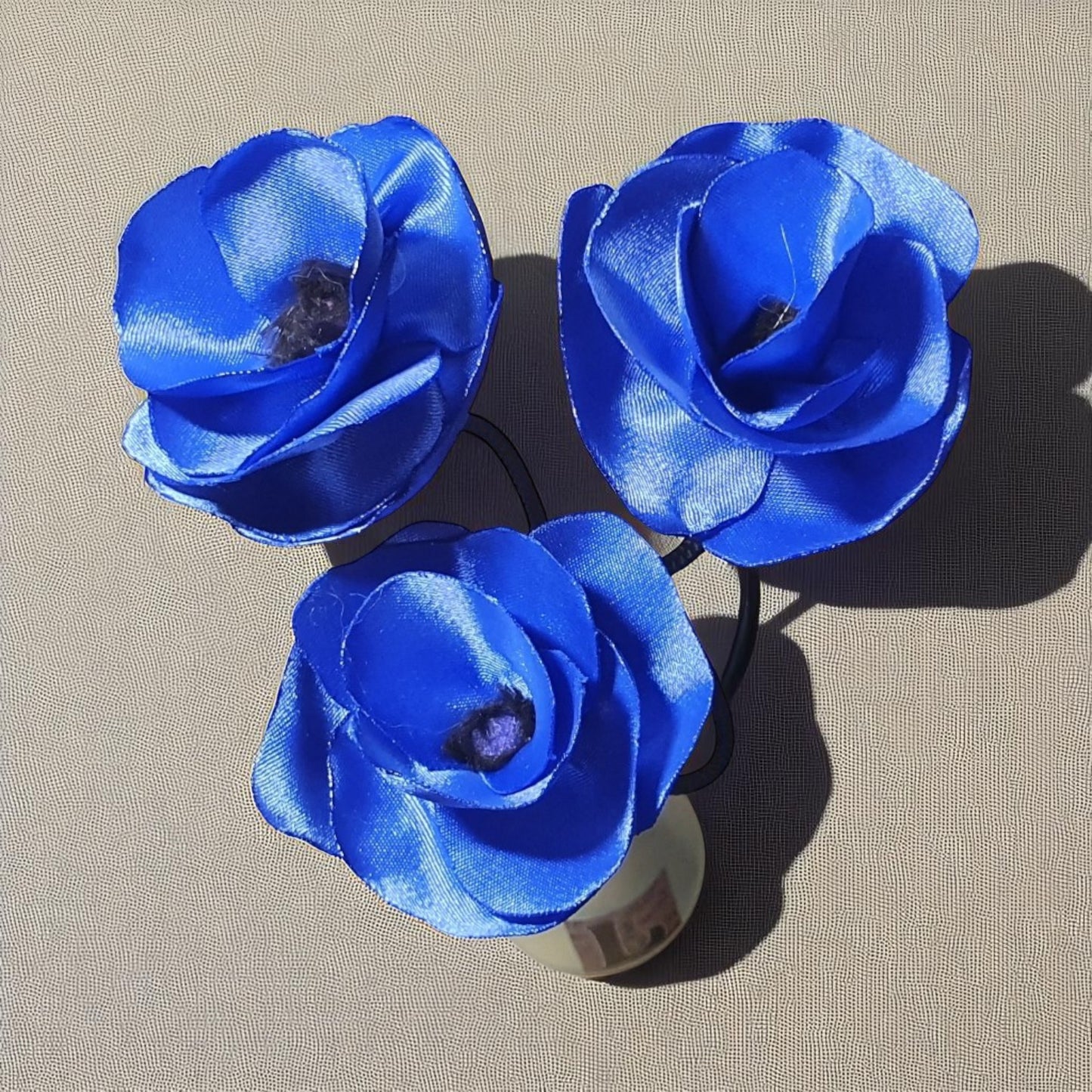fleur PANJI bleu azur avec parfum d'ambiance naturel