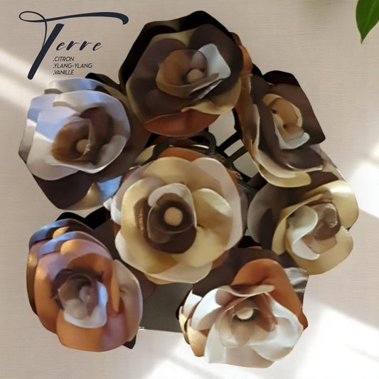 fleur marron en sain YON parfumées