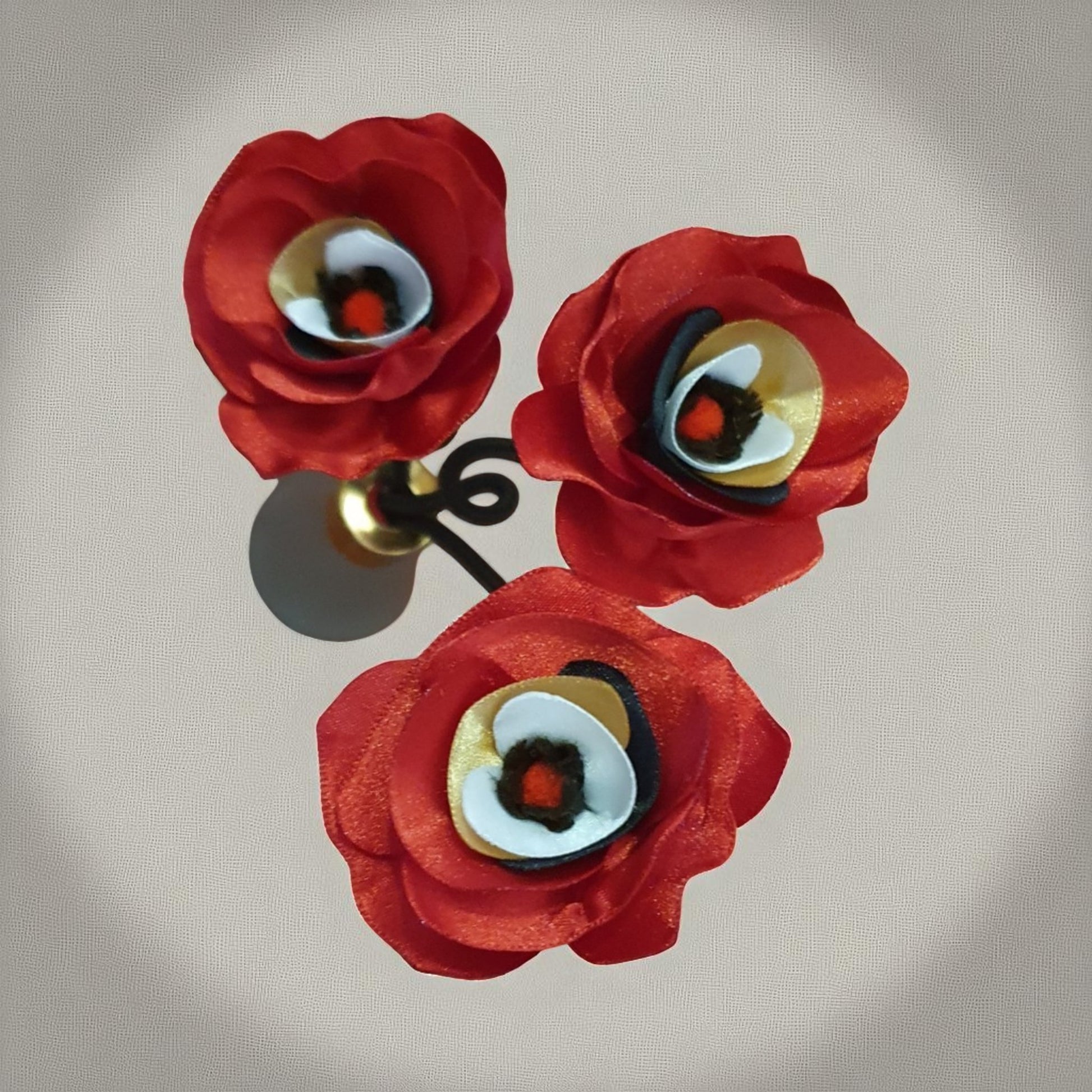 fleurs PANJI rouge avec parfum d'ambiance naturel feu