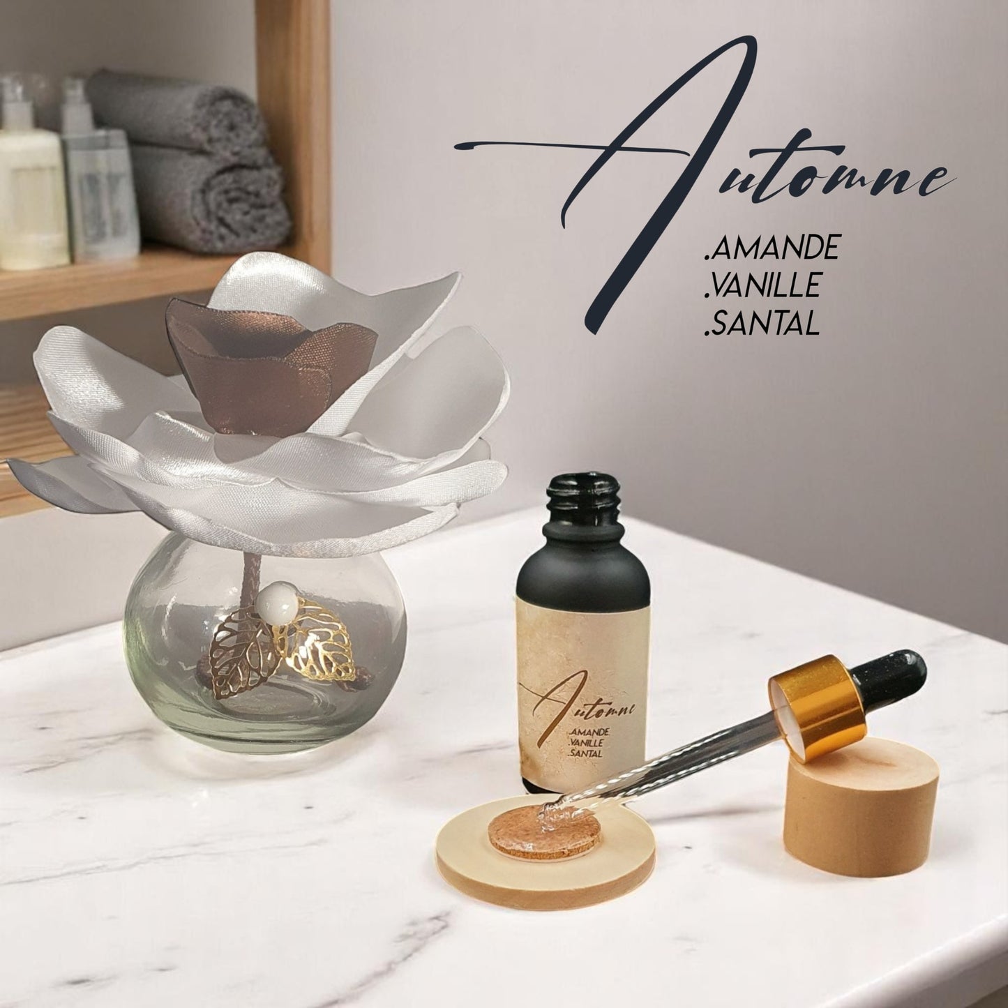 GO Automne fragrance set styled in seasonal setting