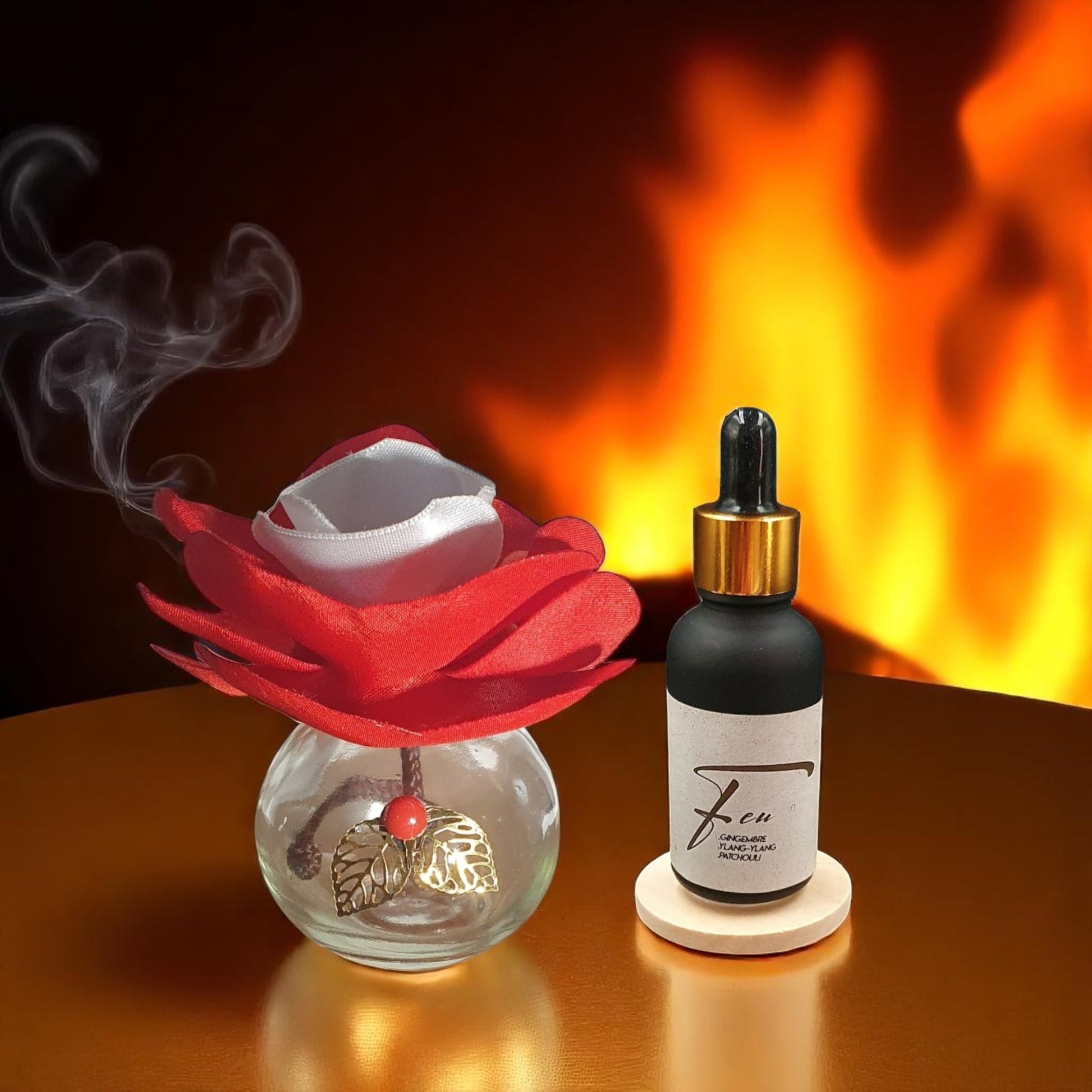 go le coffret diffuseur avec son parfum feu