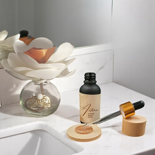 6. Diffuseur GO blanc/écureuil avec Parfum d'Ambiance Naturel | Lisa Art