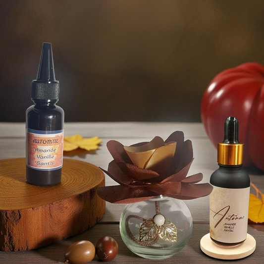 8. Diffuseur GO marron/crème avec Parfum d'Ambiance Naturel | Lisa Art