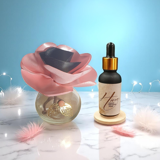 9. Diffuseur GO rose/noir avec Parfum d'Ambiance Naturel | Lisa Art
