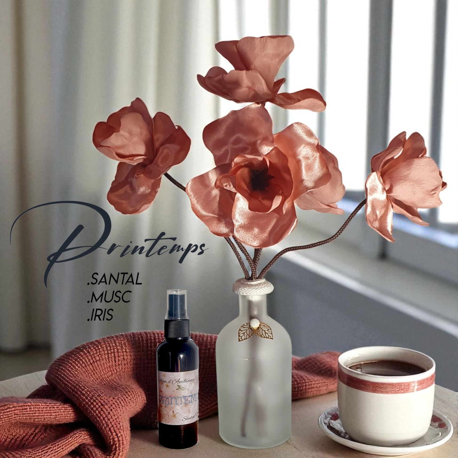 SAN Printemps perfume bottle highlighting delicate spring notes